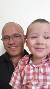 My son and I. One of my responsibilities as a man and dad is to make my son aware that being vulnerable is ok. vv